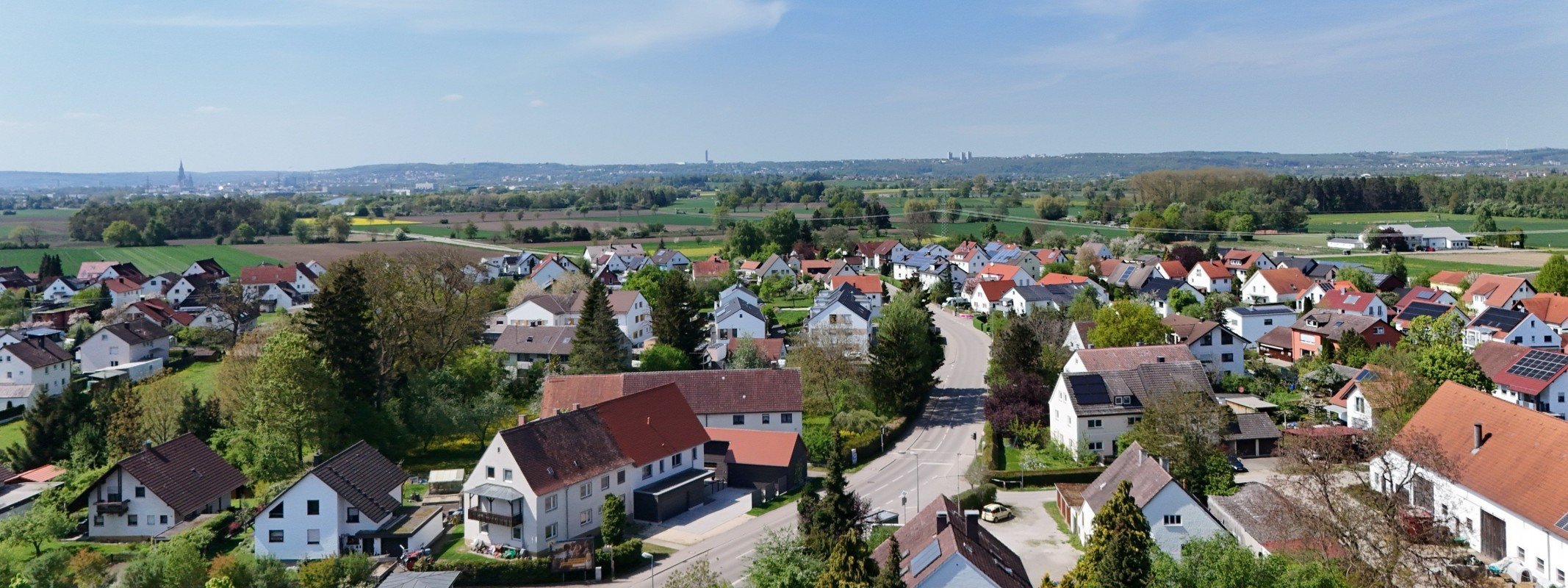 Immobilie verkaufen in Neu-Ulm-Finningen: Blick �ber Finningen