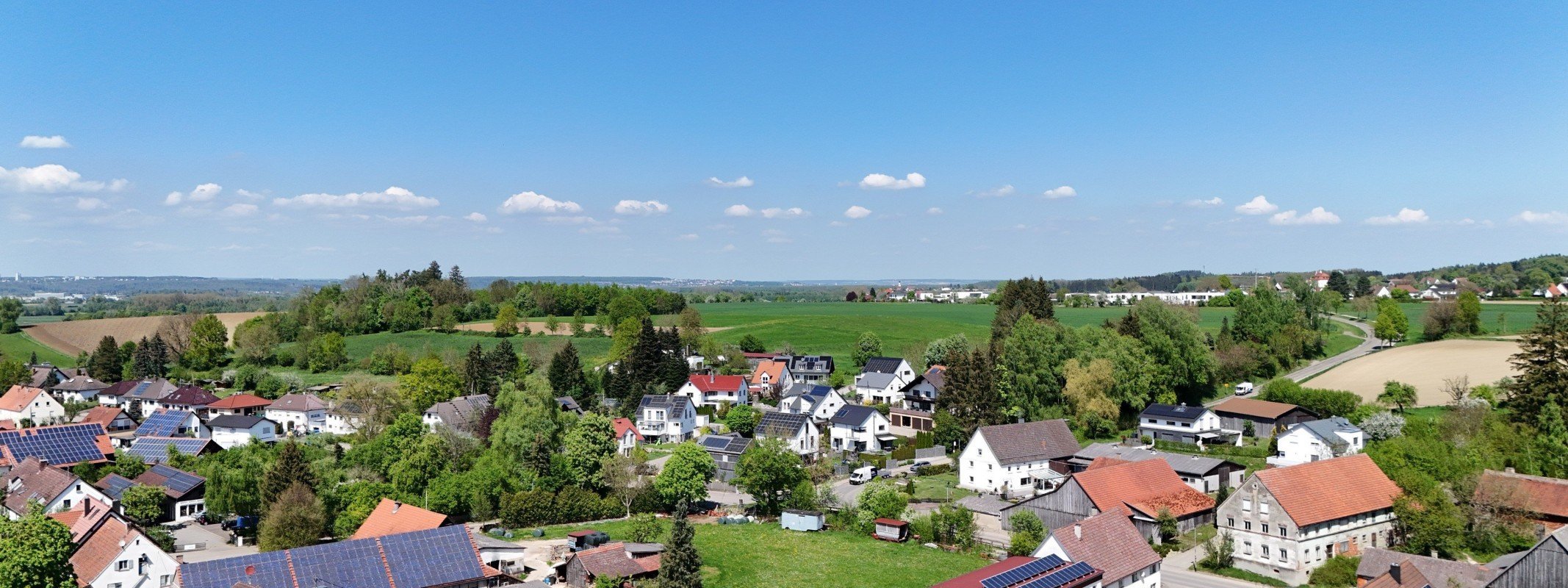 Immobilie verkaufen in Neu-Ulm-Jedelhausen: Jedelhausen von oben