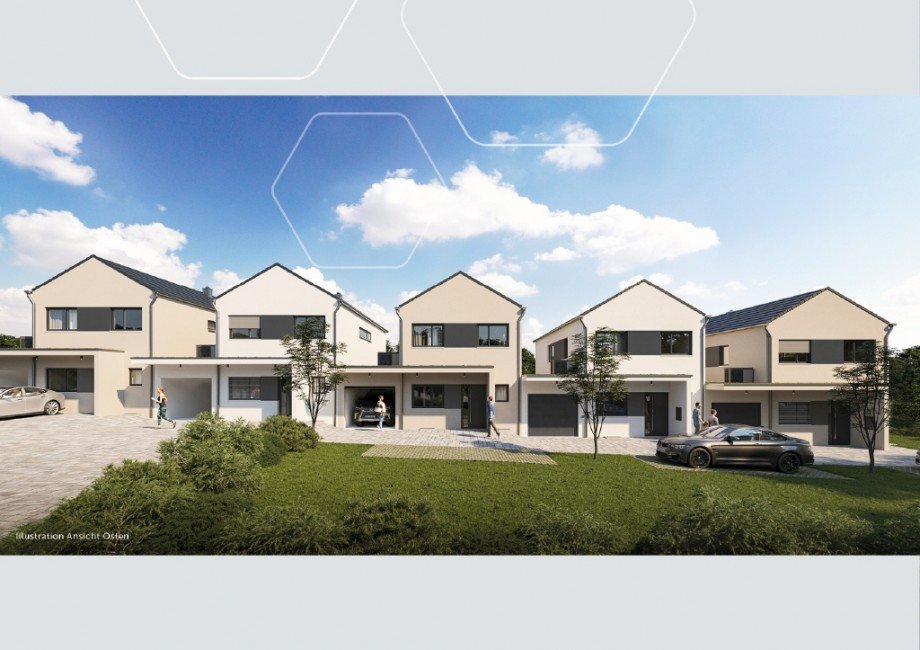 Illustration_Ansicht_Osten 2 Einfamilienhaus Neu-Ulm