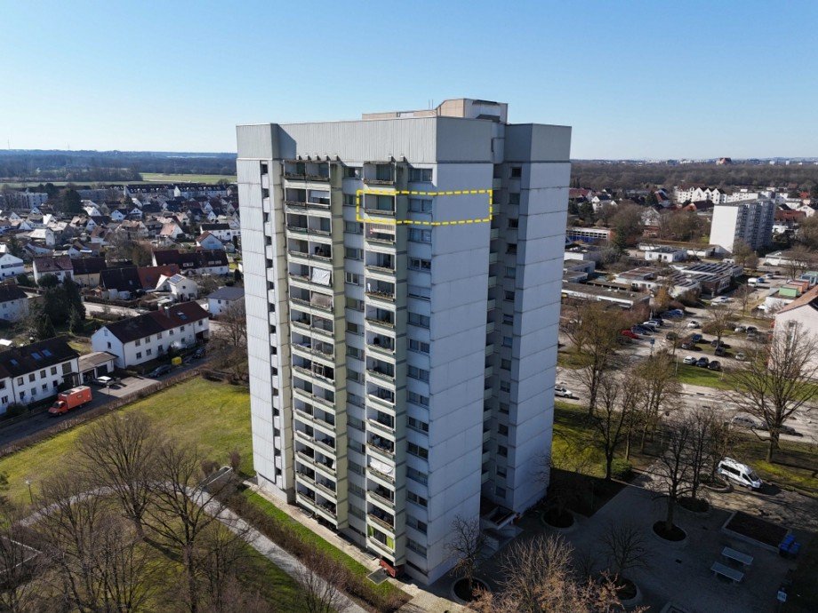Geb�udeansicht Osten Wohnung Neu-Ulm