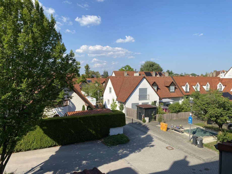 Blick ins Wohngebiet Haus Augsburg