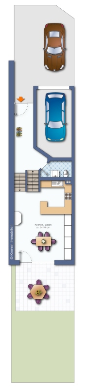 Grundriss EG Haus Augsburg