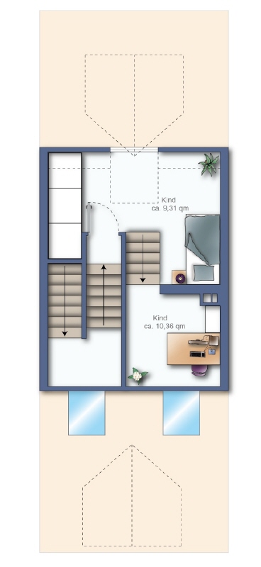 Grundriss DG Haus Augsburg