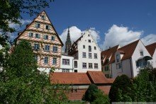 Geb�udeansicht S�dseite Besondere Wohnung in besonderer Lage - Ulmer Fischerviertel