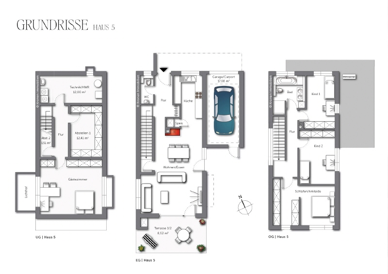 Grundrisse Haus 5 Einfamilienhaus Neu-Ulm
