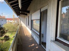 Balkon Whg OG 2-Familienhaus mit BAUPLATZ und Erweiterungsm�glichkeit im Herzen von Pfuhl