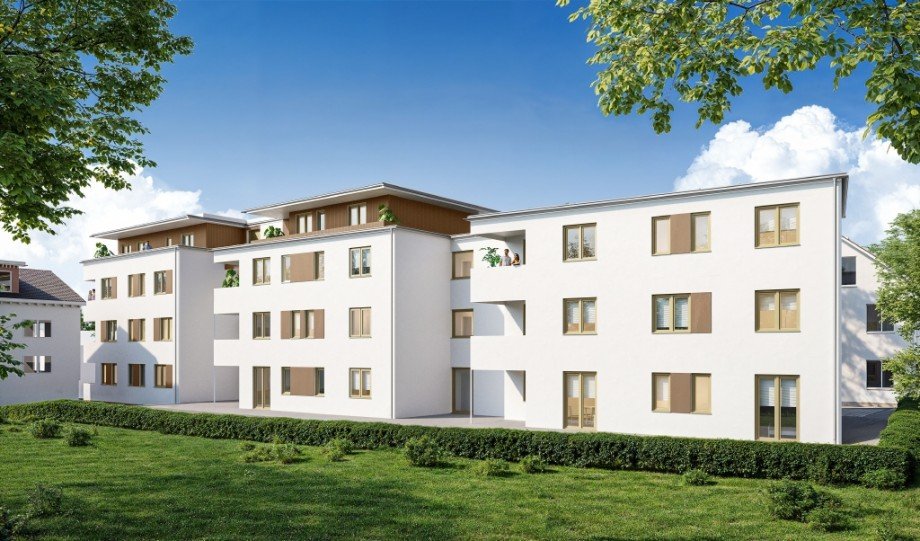 Geb�udeansicht Wohnung Langenau