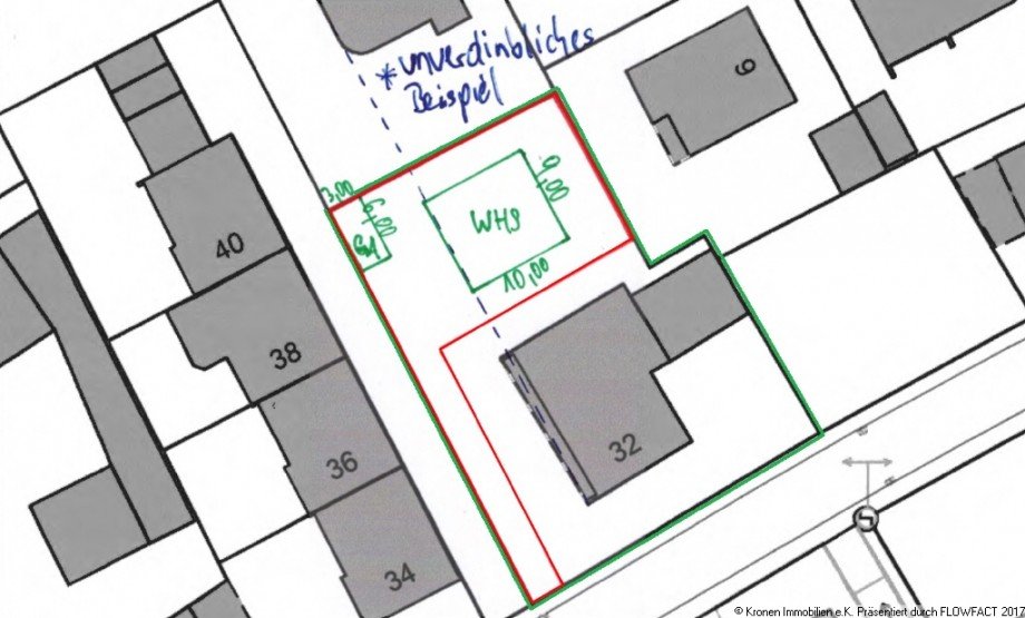 Lageplan Zweifamilienhaus Neu-Ulm