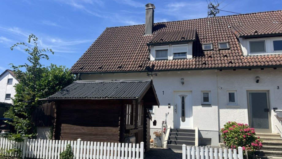 Geb�udeansicht Doppelhaush�lfte Illerkirchberg