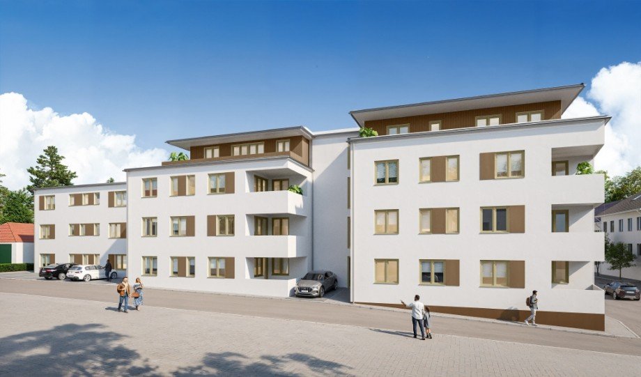 Geb�udeansicht Wohnung Langenau