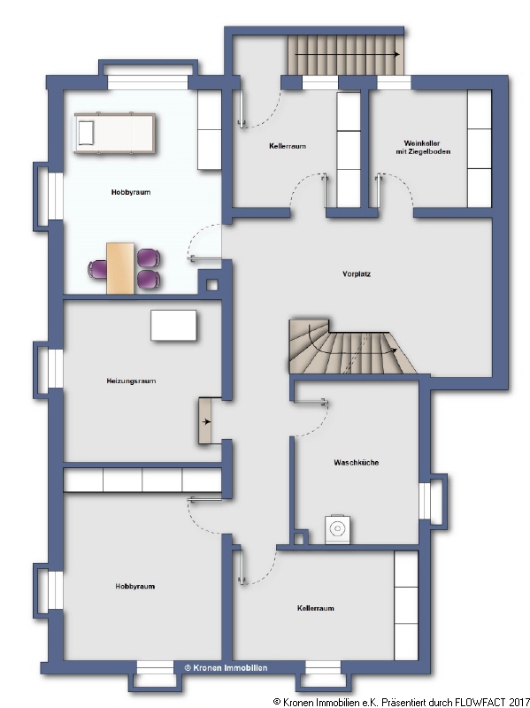 Grundriss UG Zweifamilienhaus Neu-Ulm