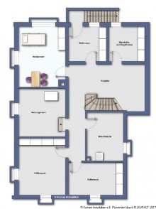 Grundriss UG 2-Familienhaus mit BAUPLATZ und Erweiterungsm�glichkeit im Herzen von Pfuhl