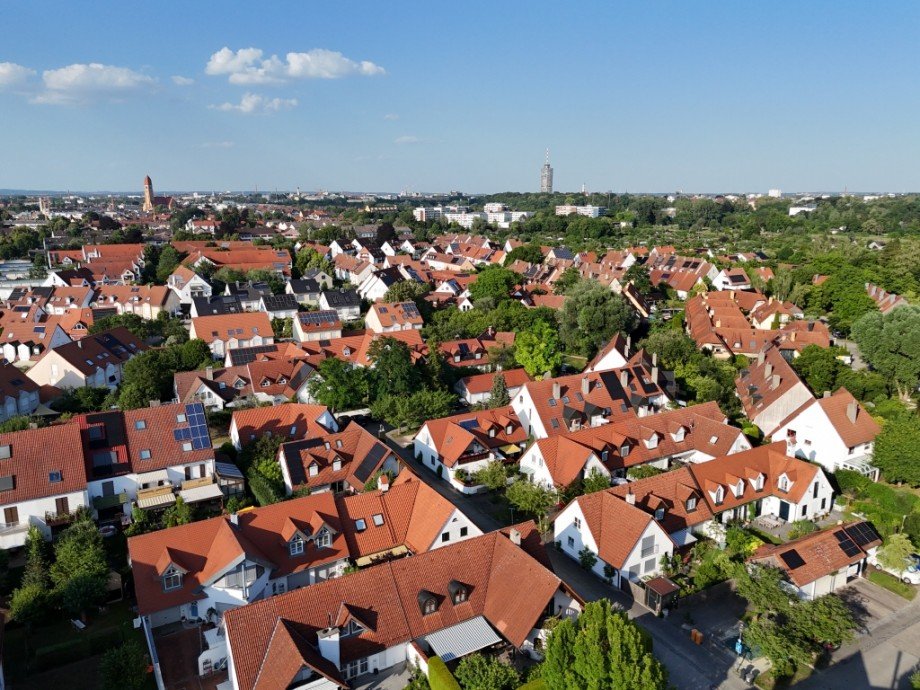 Blick �ber das Wohngebiet Haus Augsburg