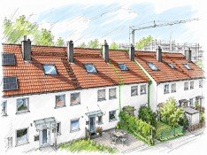 Hauptbild Haus sucht Familie, die sich verwirklichen möchte. Renovierungsbedürftiges Reihenhaus in Weißenhorn